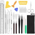 thumbnail image 3 of EASTIN 22Pcs Craft Vinyl Weeding Tools Set Basic Vinyl Tool for Cricut Lettering Kits, 3 of 8