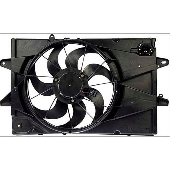 Dual Radiator and Condenser Fan Assembly - Pacific Best Inc. Fit/For GM3115239 10-17 Chevrolet Equinox, 10-17 Terrain 2.4L Fits select: 2010-2017 GMC TERRAIN