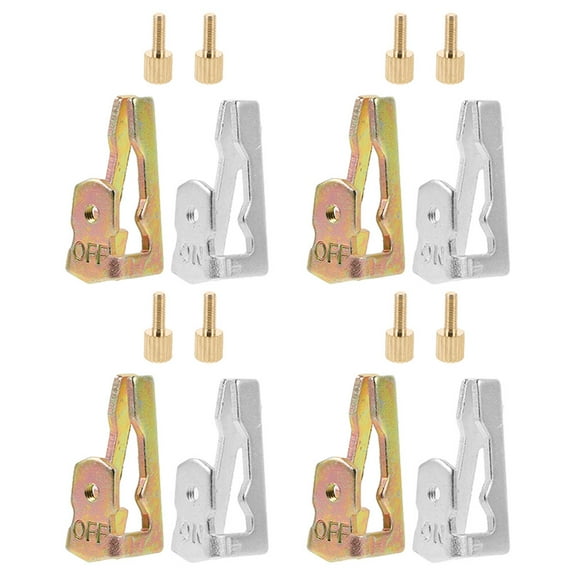 Tineasur 4Sets Small Time Switch Accessories Kit Easy Install Multifunctional Trippers