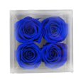 thumbnail image 2 of Bewildely Flores y plantas de imitación elegantes acrílicas-fácil de limpiar flores decorativas de larga duración decoración del hogar boda Decoración azul, 2 of 6