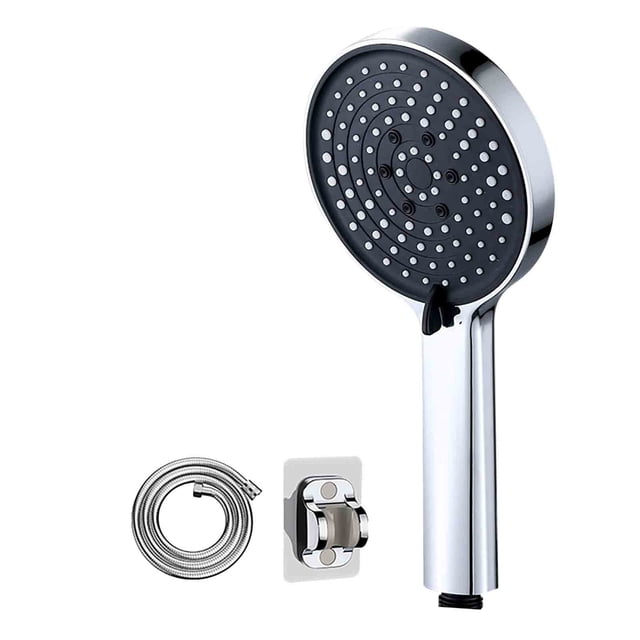 Shower Head with Handheld,5-Speed Turbocharged Shower Head Shower Drop and Wear Shower Head Handheld 5-Point Universal Interface,Shower Head with Hose,Handheld Shower Heads
