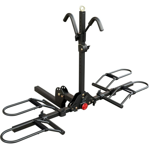 Young Electric Bike Rack Hitch Mount Platform Style, 2’’ Receiver, 200 LBS Capacity for Cars, Trucks, SUVs, and Minivans