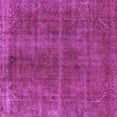 thumbnail image 1 of Ahgly Company Indoor Square Oriental Purple Industrial Area Rugs, 6' Square, 1 of 4