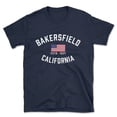 thumbnail image 1 of Bakersfield California Patriot Men's Cotton T-Shirt, 1 of 1