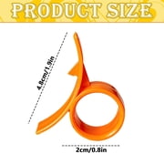 1 Pc Orange Peeler Tools Citrus Peel Cutter Ring Orange Peeler Plastic Orange Peeler Thick Orange/Pomegranate Peeling Tool Peeling Helper