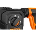 thumbnail image 4 of WEN 12-Amp 1-3/16-Inch Variable Speed SDS Plus Corded Rotary Hammer Kit with Case, Chisels, and Drill Bits, 4 of 6