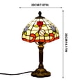 thumbnail image 3 of Yrmaups Small Table Lamp For Bedside, Adults, Eye Caring Led Light, Classic Home Decor Style, For Bedroom, Living Room, Study, Coffee Shop, 3 of 8