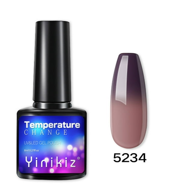 onlyliua Ofertas Del Día Liquidación Pegamento para Uñas En Fototerapia En Gradiente Cambia de Temperatura, Herramienta para Pegar Esmaltes de Uñas 8 Ml