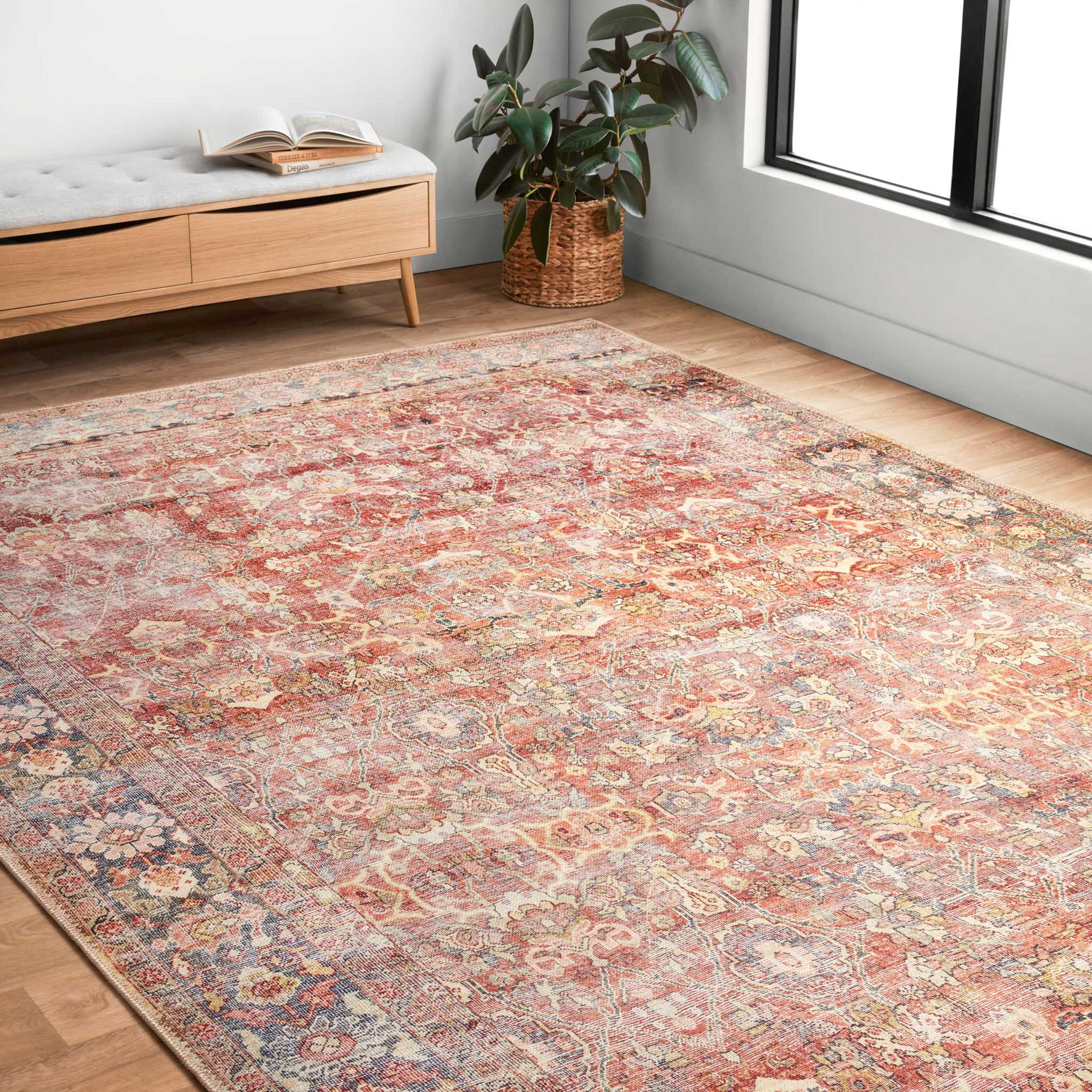 Echo Loom Anabella Spice / Marine 5'-0" x 7'-6" Area Rug