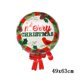 thumbnail image 3 of Globos de aluminio con forma de hombre de jengibre de Navidad, globos de Navidad, globos de helio para Navidad, suministros para fiestas de Año Nuevo, decoración navideña 2023, 3 of 5