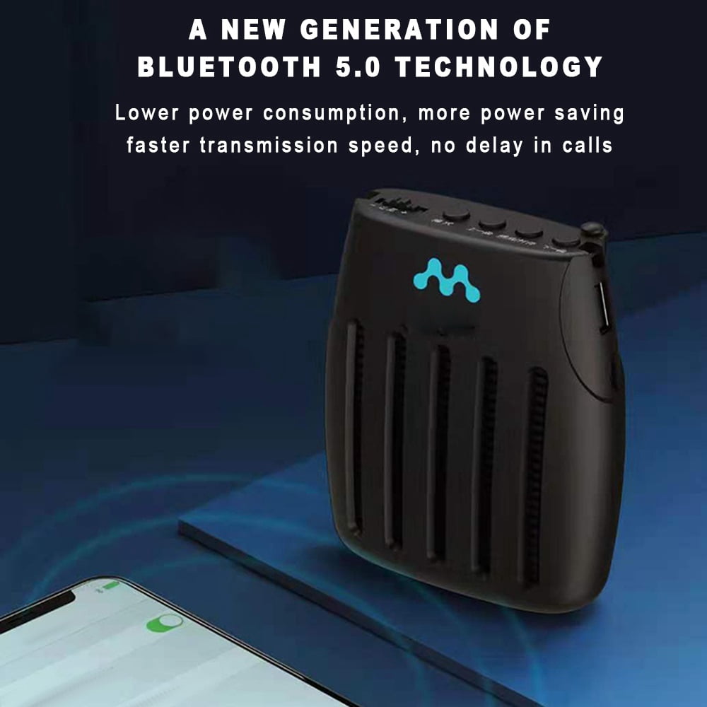 Portable Classroom Voice Amplifier Teachers BT5.0 Speakers Horn Loudspeaker with Microphone ,Crystal-Clear Sound