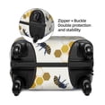 thumbnail image 4 of Disketp Wildflower Honeybee Elastic Travel Luggage Cover Travel Suitcase Protective Cover For Trunk Case Apply To 18''-32'' Suitcase Cover (Luggage not included)-Medium, 4 of 9