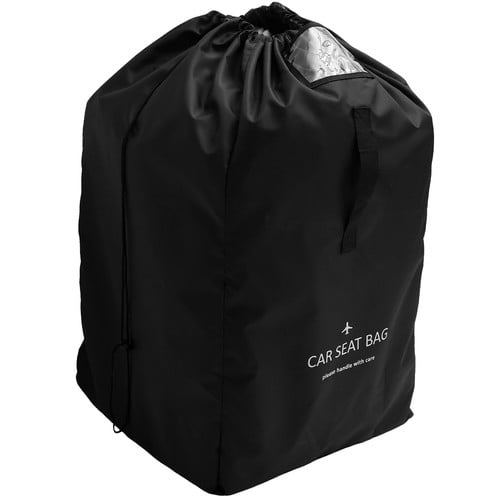 Grace Car Seat Travel Bag Waterproof Oxford Cloth Gate Check Bag with Padded Backpack Strap Universal Carseat Travel Backpack for Airplane Traveling