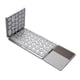 thumbnail image 2 of inalámbrico plegable de 140 mAh con almohadilla , carga USB, para Windows, Android, IOS, teléfonos móviles, tabletas, computad Gris-plata shamjiam Teclado plegable inalámbrico, 2 of 7