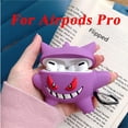 thumbnail image 4 of Funda de Silicona Brillar para Airpods Pro 3D Demonio Morado, 4 of 5