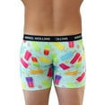 thumbnail image 2 of MIKKEL HOLLINS Matching Underwear For Couples - Ultra Soft Tencel Mens Boxer Brief Popsicle Design - Couple Gifts - His and Hers Matching Undies Sets (Popsic)(Small), 2 of 4