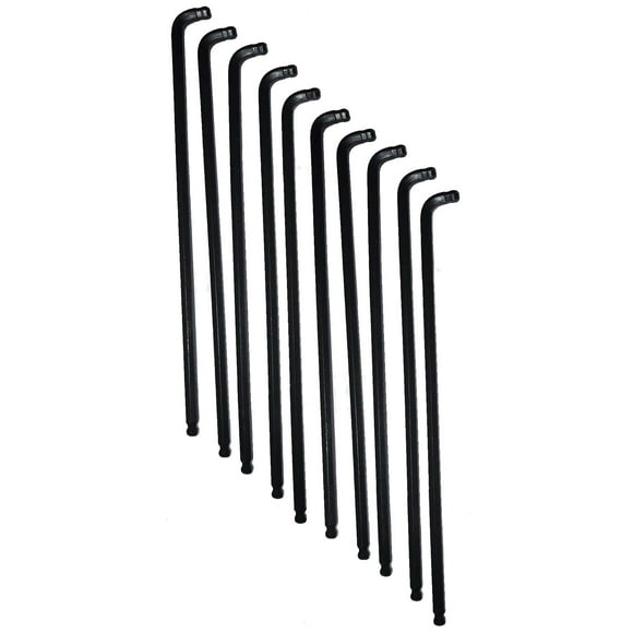 Eklind Tool 19210 5/32" Double-Ball-Hex-L Key Allen Wrench, Pack of 10