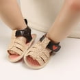 thumbnail image 3 of Baby Boys Girls Contrast Color Rubber Sandals Non-Slip First Walking Shoes, 3 of 9