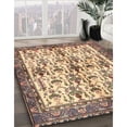 thumbnail image 3 of Ahgly Company Machine Washable Indoor Rectangle Traditional Sienna Brown Area Rugs, 6' x 9', 3 of 7