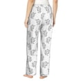 thumbnail image 3 of Goofa Turtle Printed Soft Pajama Pants for Women, Wide Leg Comfy Casual Lounge Yoga Pants-X-Large, 3 of 9