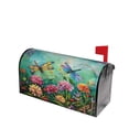 thumbnail image 3 of PHELIKA Dragonfly Garden Spring 05 Magnetic Mailbox Covers Standard Size 21"H x 18"W, 3 of 8