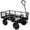 880 lbs Black, variant on ROMSWI Garden Cart 400 lb Capacity 4 Cu.Ft 10" Flat Free Tires, Heavy-Duty Steel Utility Wagon with 180 Rotating Handle for Yard and Outdoor Use