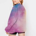 thumbnail image 5 of Mercatoo Teen Girls Tie Dye Crew Neck Sweatshirts Cute Cotton Pullover Sweatshirts Kids Long Sleeve Gradient Color Sweater, 5 of 7