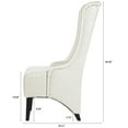 thumbnail image 4 of 23.03" Wide High Back Throne Royal Chair, Wing Back Chair with Arms Upholstered Tall Back, Accent Chair Side Chair for Living Room Bedroom Waiting Room, 4 of 7
