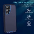 thumbnail image 3 of Entronix Heavy Duty Case for Galaxy S26 Ultra, Shockproof Dustproof Triple Layer Protective Cover, Navy Blue, 3 of 6