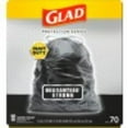 Glad Heavy Duty 30 Gallon Drawstring Large Trash Bag, 70 Bags