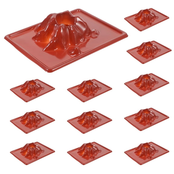 WRITWAA 20 Pieces Brown Erupting Volcano Models for Hands-On Projects and Geography Education