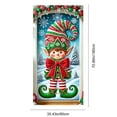 thumbnail image 3 of Loyerfyivos Winter Christmas Day Photo Background Party Decoration Door Curtain Hanging Cloth Flag, 3 of 6