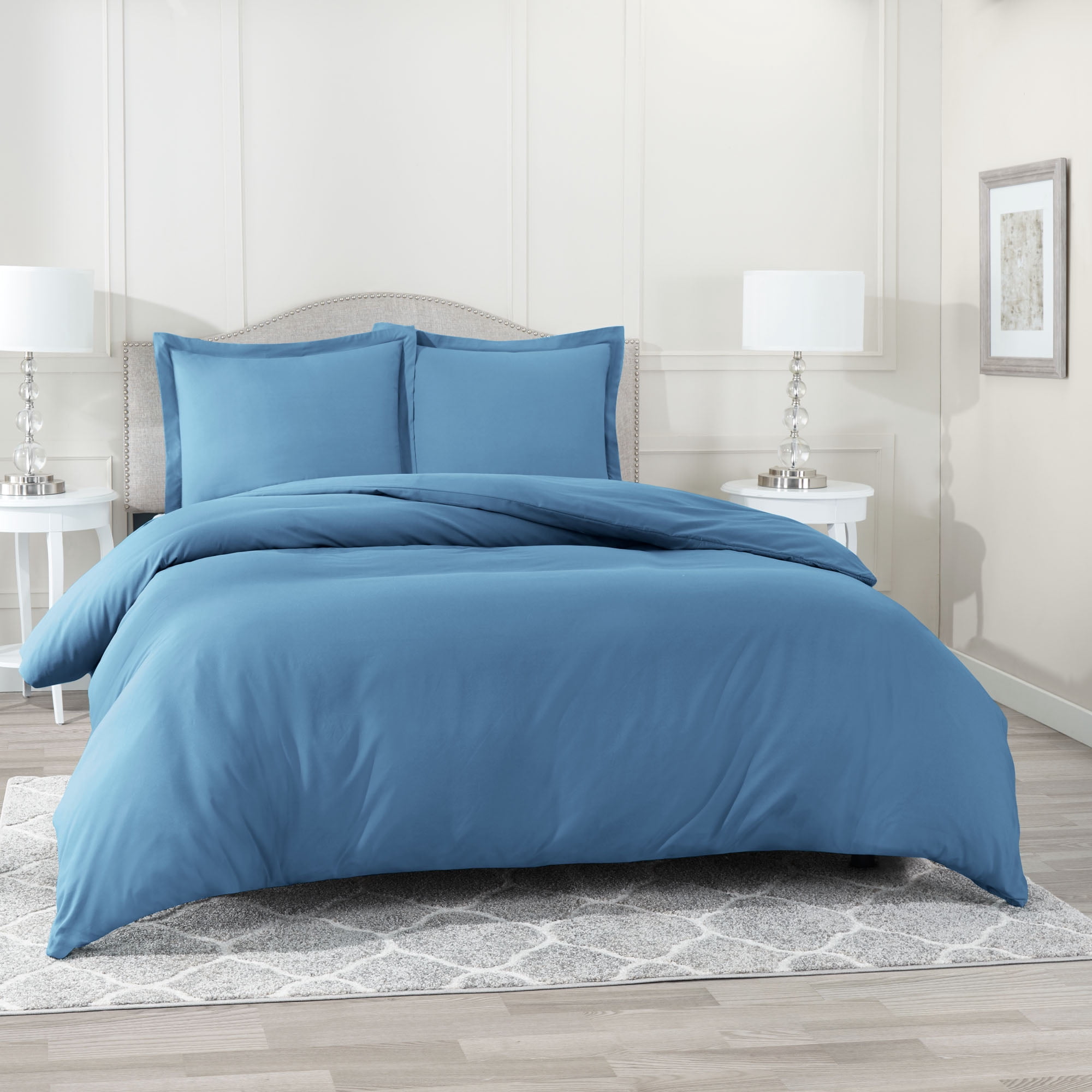 Hearth & Harbor 3-Piece Blue Heaven Duvet Cover Set, Twin