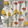 thumbnail image 2 of Funny Mushroom Shower Curtain Humorous Mushrooms Butt Bathroom Curtains Colorful Sexy Boho Fabric Bathtub Decor + Hooks 72 X 72 inch, 2 of 5