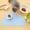 Blue, variant on Happy & Polly Cloud Shaped Cat & Dog Silicone Food Mat Set, Pink