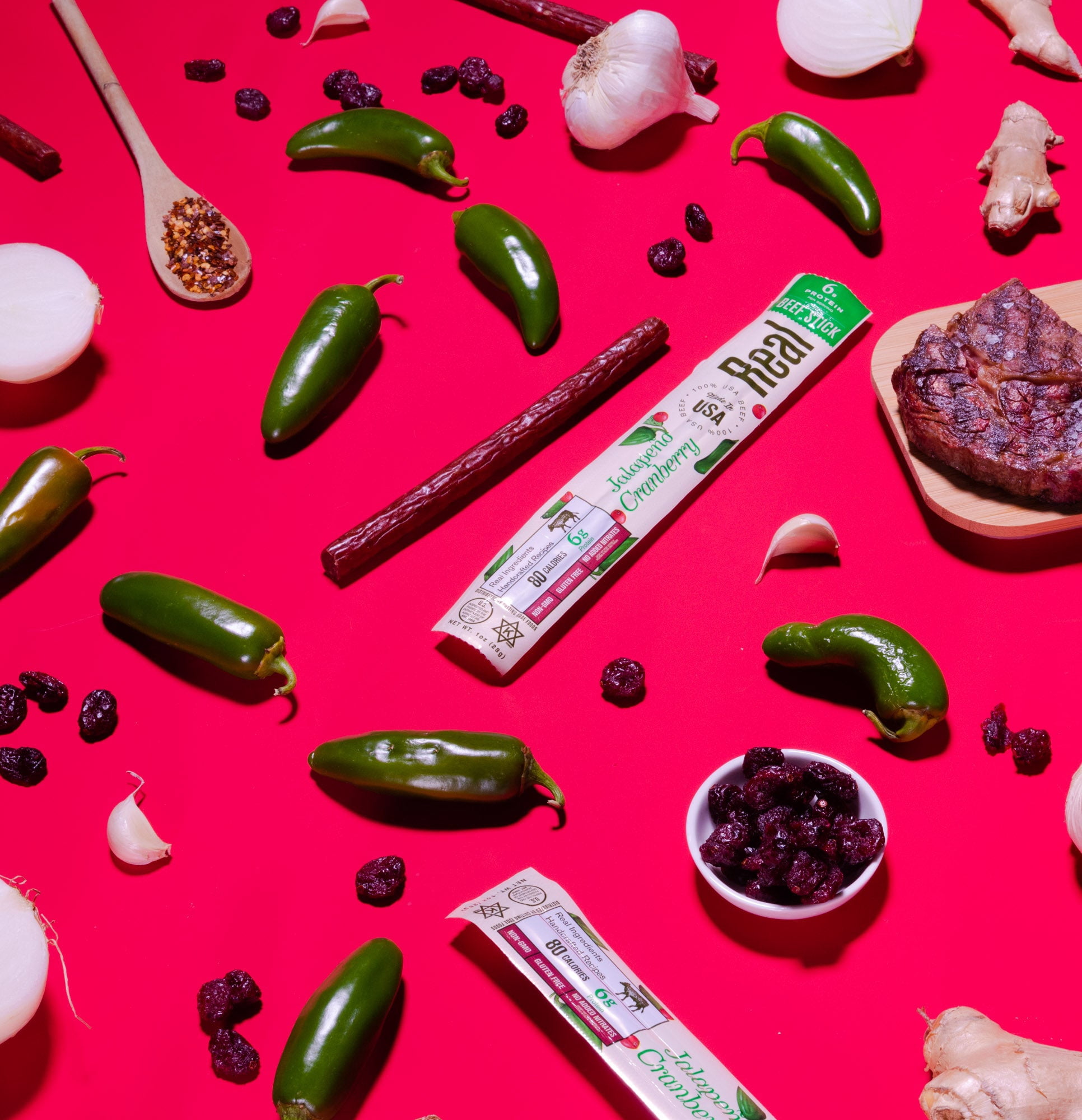 Jalape�o Cranberry Beef Stick
