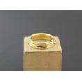 thumbnail image 3 of EOEMY Wholesale Lots 32Pcs Gold Plated Jewelry Classic Stainless Steel Women Rings, 3 of 7