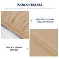 thumbnail image 6 of Subrtex Bed Sheets Wrinkle Resistant Premium Microfiber Deep Pocket Fitted Sheet, Khaki, Full, 6 of 7