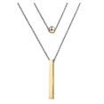 thumbnail image 1 of Stainless Steel Infinite Heart Cross Triangle Bar Pendant Necklace For Women Simple Y Choker Clavicle Chain Little Necklaces---Product code 31865, 1 of 5