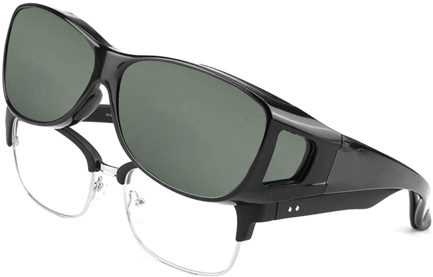 Over Glasses Sunglasses Polarized for Men Women/Sunglasses Wear Over/fit Over Prescription Glasses UV400 Outdoor Sports Driving Sunglasses 