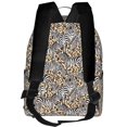thumbnail image 3 of Zufioo Zebra Print Fashion Large Capacity Backpack, Zippered Multi-compartment Travel Work Campus Lightweight Backpack, Unisex, 3 of 5