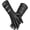 Black Cosplay Gloves Set, variant on Real Sheepskin Leather Sky Gauntlet Costume Glove - Cosplay Gloves Right and Left Black Set (XL)