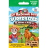 MasterPieces Kids Games - Old MacDonald's Farm - Supersized Travel Playing Cards