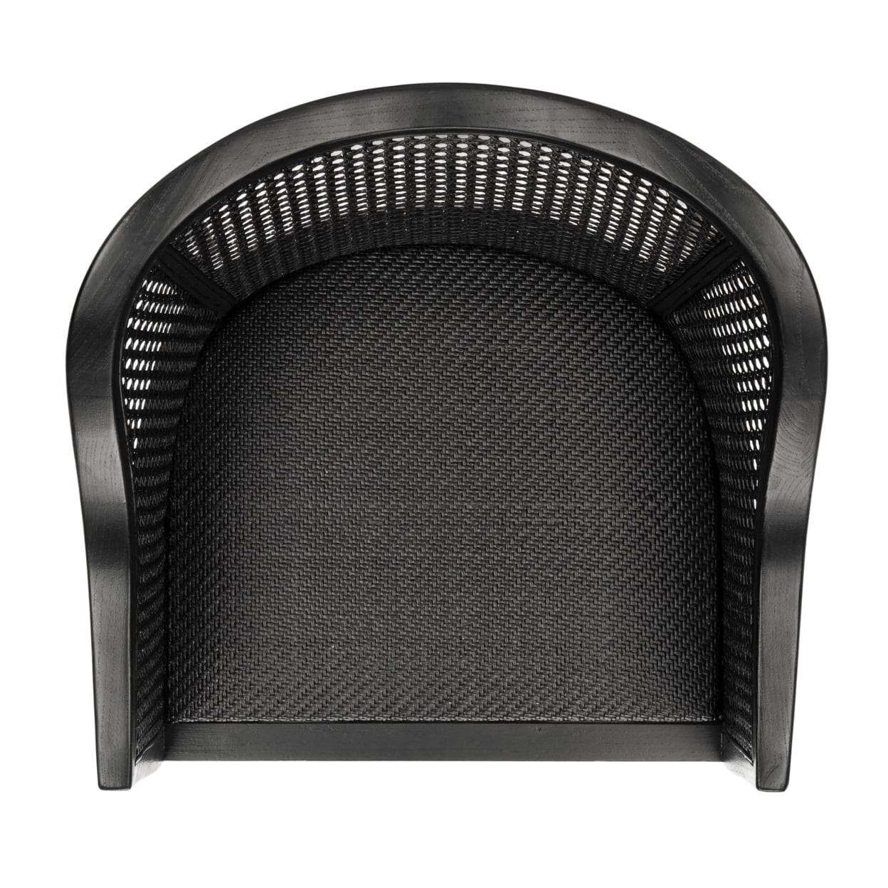 SAFAVIEH Maika Nautical Solid Dining Chair, Black