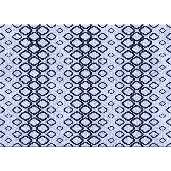 Ahgly Company Indoor Rectangle Patterned Lavender Blue Area Rugs, 2' x 3'