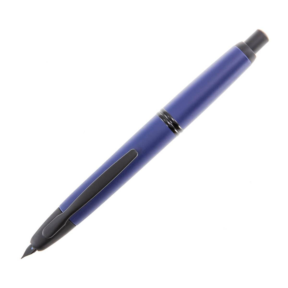 Pilot Vanishing Point Blue Matte Fountain Pen - Medium