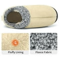 thumbnail image 3 of House Slippers for Woman Men, Women's Fuzzy Memory Foam Winter House Slippers for Indoor Outdoor, 3 of 11