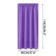 thumbnail image 3 of Paquete de 2 Cortinas de Seda Lisas con Aislamiento Térmico y Ahorro de Energía Opacas yMorado MNFD, 3 of 6