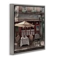thumbnail image 2 of Stupell Industries Traditional Outside Dining Bistro Gray Floating Frame Canvas Art, 25 x 25, by T.C. Chiu, 2 of 7