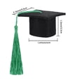 thumbnail image 2 of Graduation Caps Decor With Colorful Tassels Graduation Party Supplies Graduation Party Bottle Topper Decoration, 2 of 6